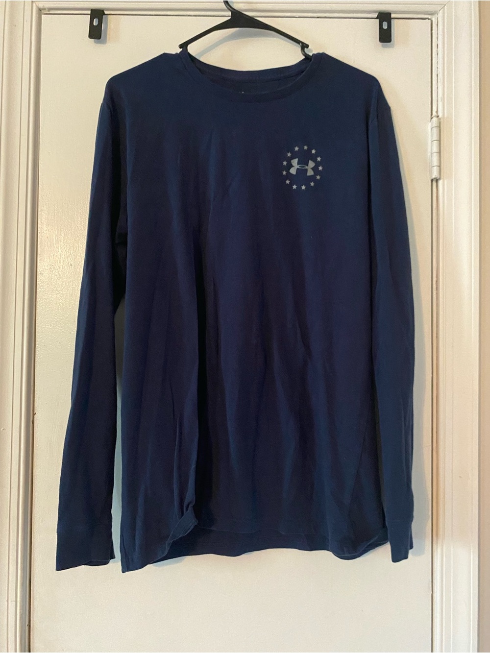Under Armour Freedom Shirt men’s Large long sleeve USA graphic loose fit